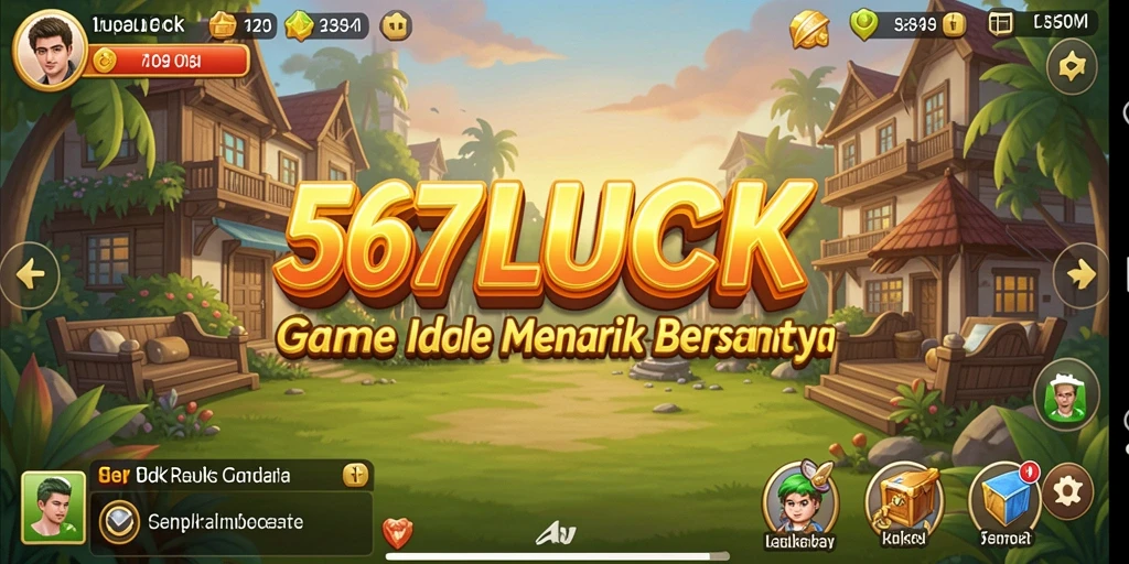 Tampilan gameplay 567LUCK menawan dan santai.