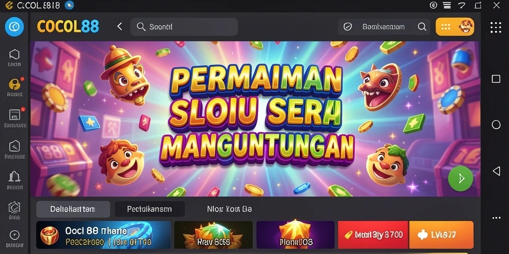 Screenshot gameplay menampilkan putaran Slot yang menarik di COCOL88.