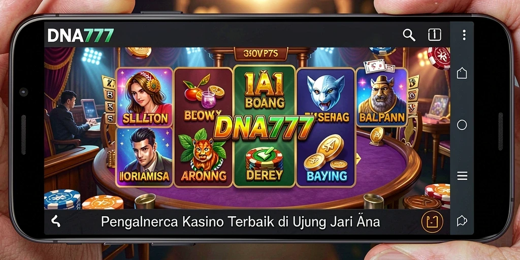 Screenshot gameplay DNA777 menunjukkan keseruan bermain di kasino virtual.