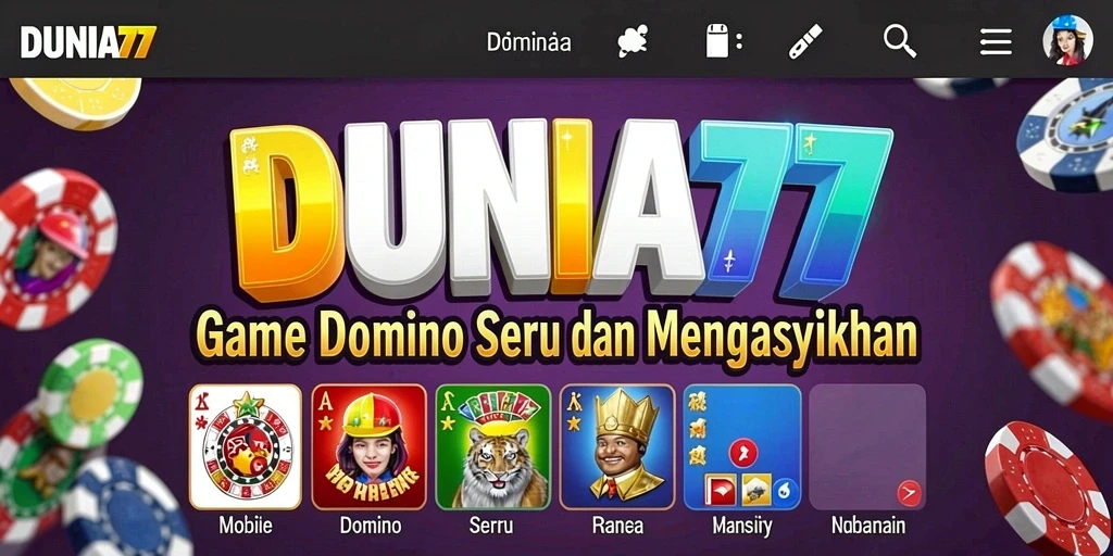 Tampilan gameplay DUNIA77 yang seru dan menarik.