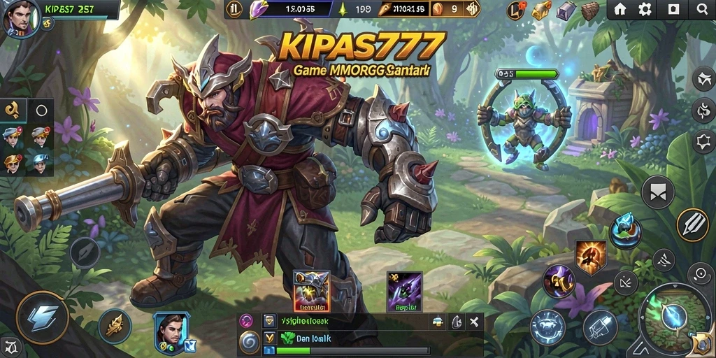 Screenshot KIPAS777 menampilkan aksi seru dalam pertarungan MMORPG.