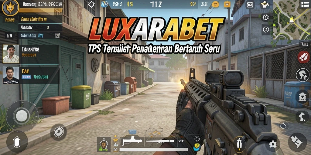 Tangkapan layar menunjukkan aksi mendebarkan dalam game TPS LUXARABET.