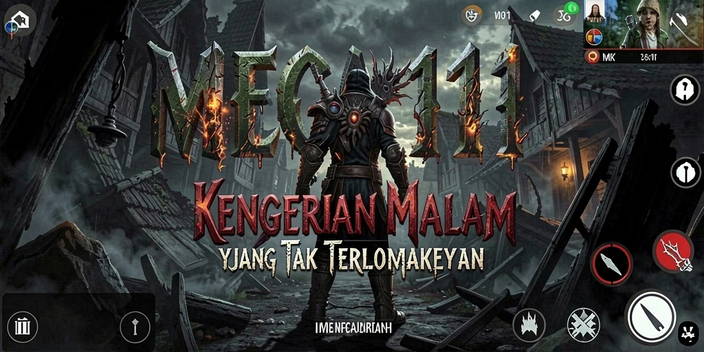 Screenshot MEGA111 menunjukkan momen menegangkan dalam gameplay.