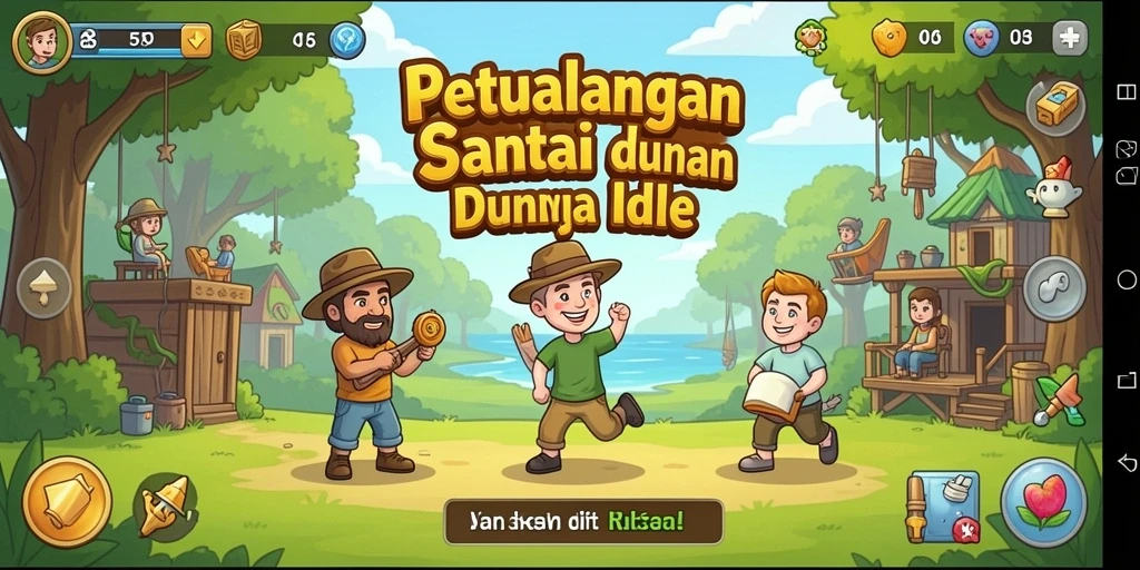 Tampilan gameplay N06 yang menarik dan penuh warna.