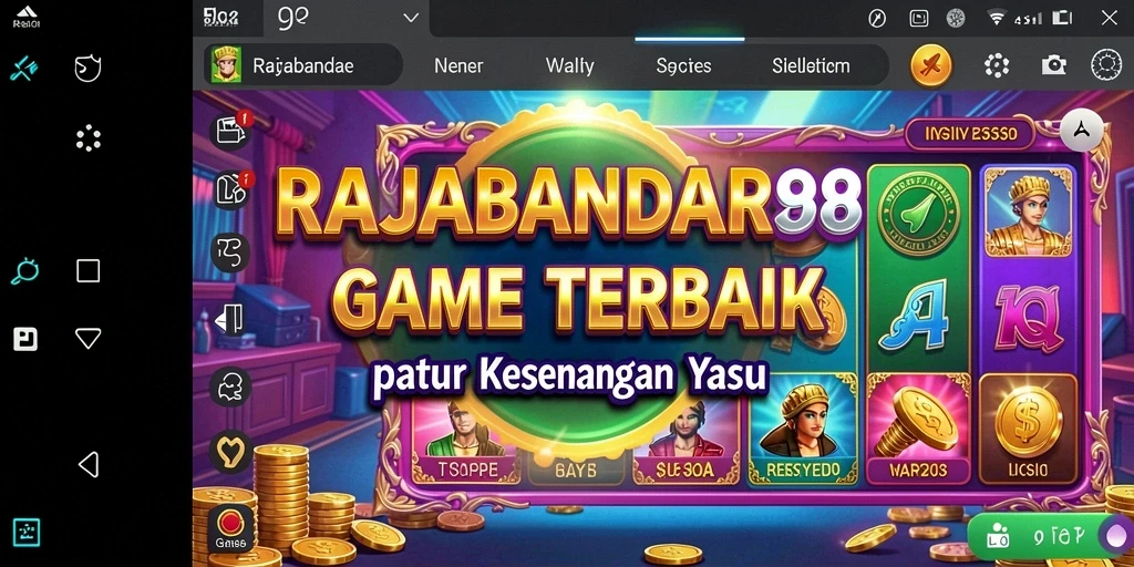 Tampilan menakjubkan dari gameplay RAJABANDAR88 dengan berbagai tema slot.