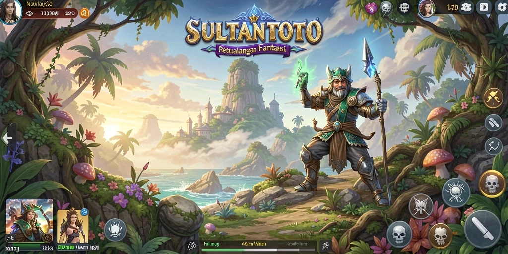 Tampilan gameplay SULTANTOTO yang menegangkan dan penuh aksi.