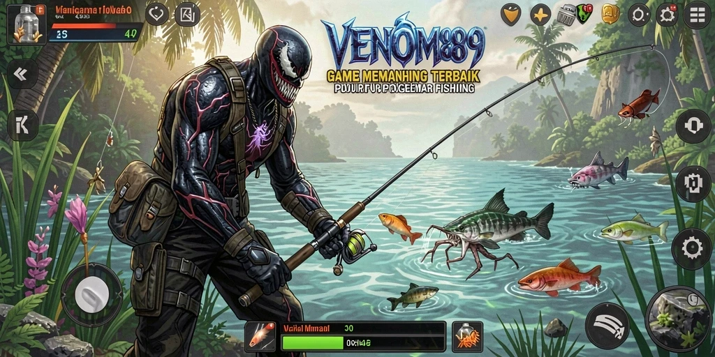 Tangkapan ikan besar dalam aksi di VENOM889.